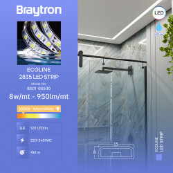 BRY-ECOLINE-120L-2835-3000K-220V-IP54-LED STRIP - 3