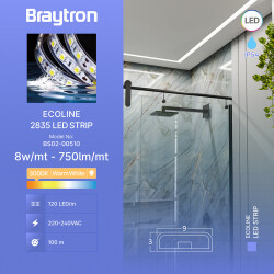 BRY-ECOLINE-120L-2835-3000K-220V-IP54-LED STRIP - 5