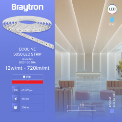 BRY-ECOLINE-12W-60L-5050-RED-12V-IP20-LED STRIP - 3