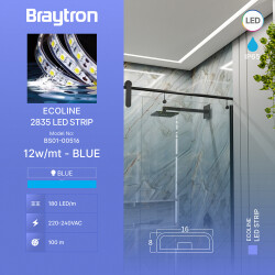 BRY-ECOLINE-180L-2835-BLU-220V-IP65-LED STRIP - 3