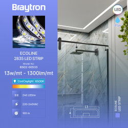 BRY-ECOLINE-240L2-2835-6500K-220V-IP65-LED STRIP - 5