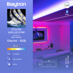 BRY-ECOLINE-96L2-5050-RGB-220V-IP65-LED STRIP - 3
