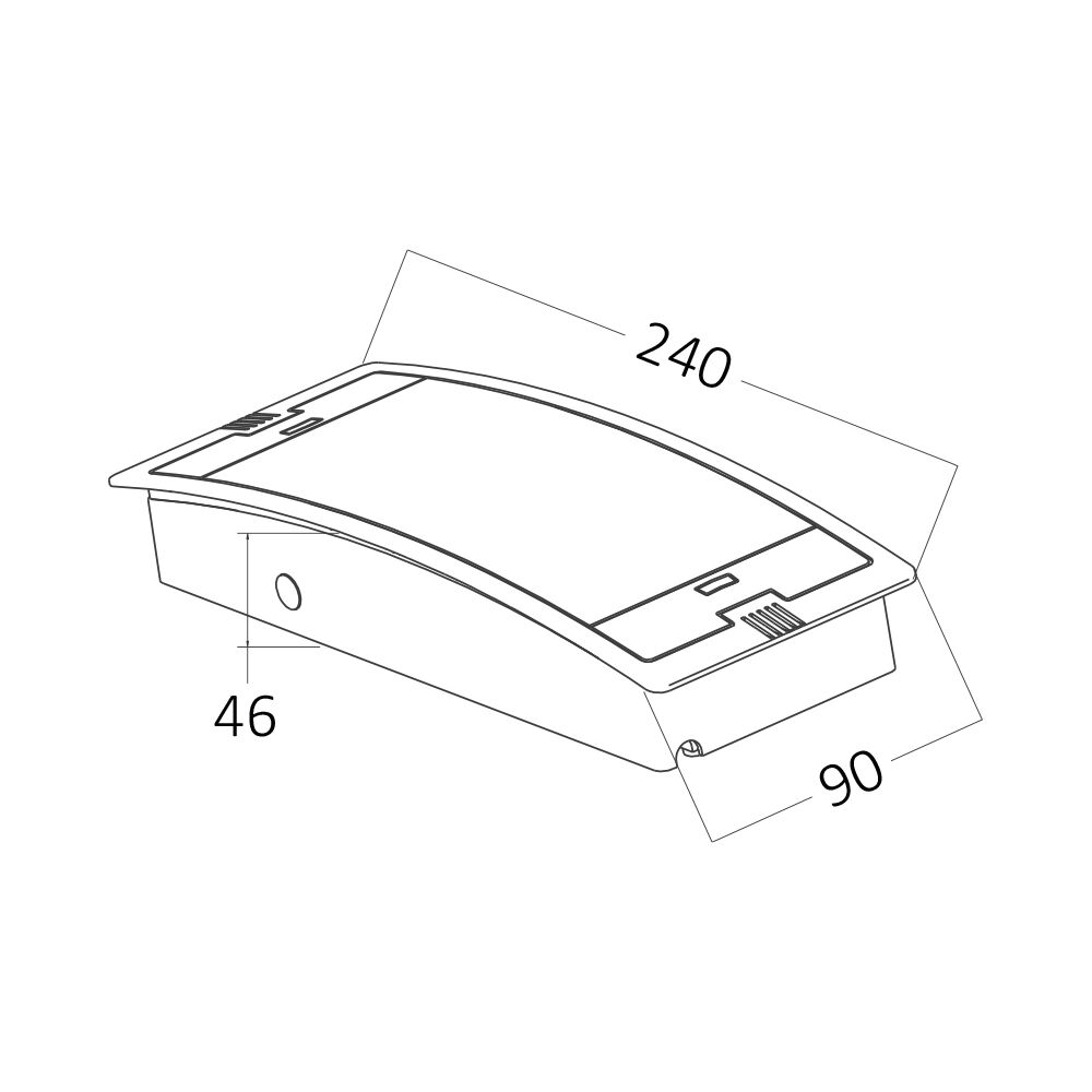 BRY-EXIT-LED-3W-DUAL-IP54-WHT-EMERGENCY EXIT LAMP - 9