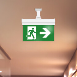BRY-EXIT-LED-2W-HNG-IP20-WHT-EMERGENCY EXIT - (1)