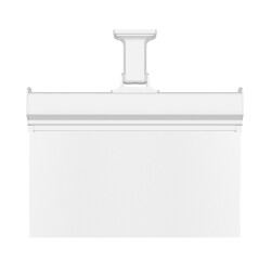 BRY-EXIT-LED-2W-HNG-IP20-WHT-EMERGENCY EXIT - 4