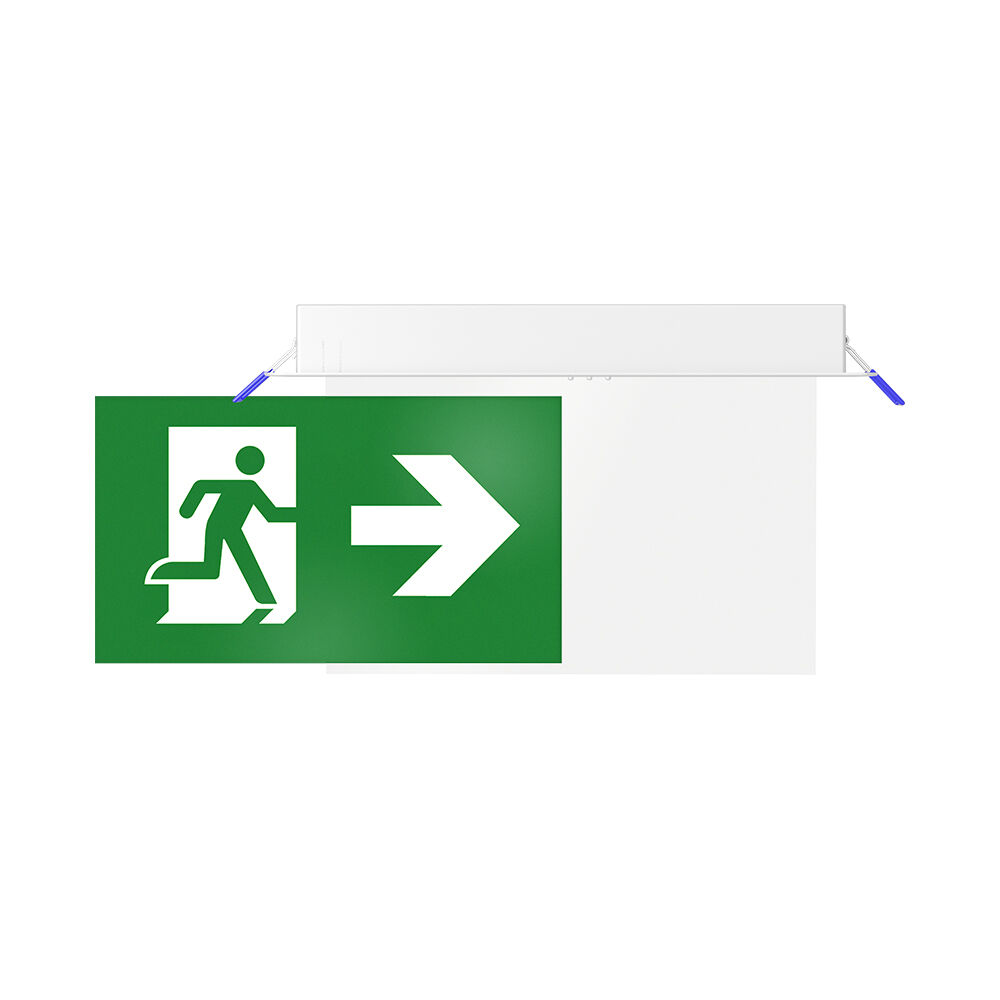 BRY-EXIT-LED-2W-RCS-IP20-WHT-EMERGENCY EXIT - 5