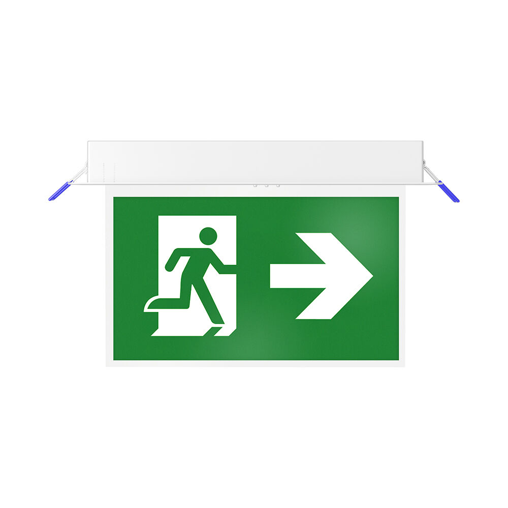 BRY-EXIT-LED-2W-RCS-IP20-WHT-EMERGENCY EXIT - 6