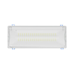 BRY-EXIT-LED-5W-DUAL-IP65-WHT-EMERGENCY EXIT - 5