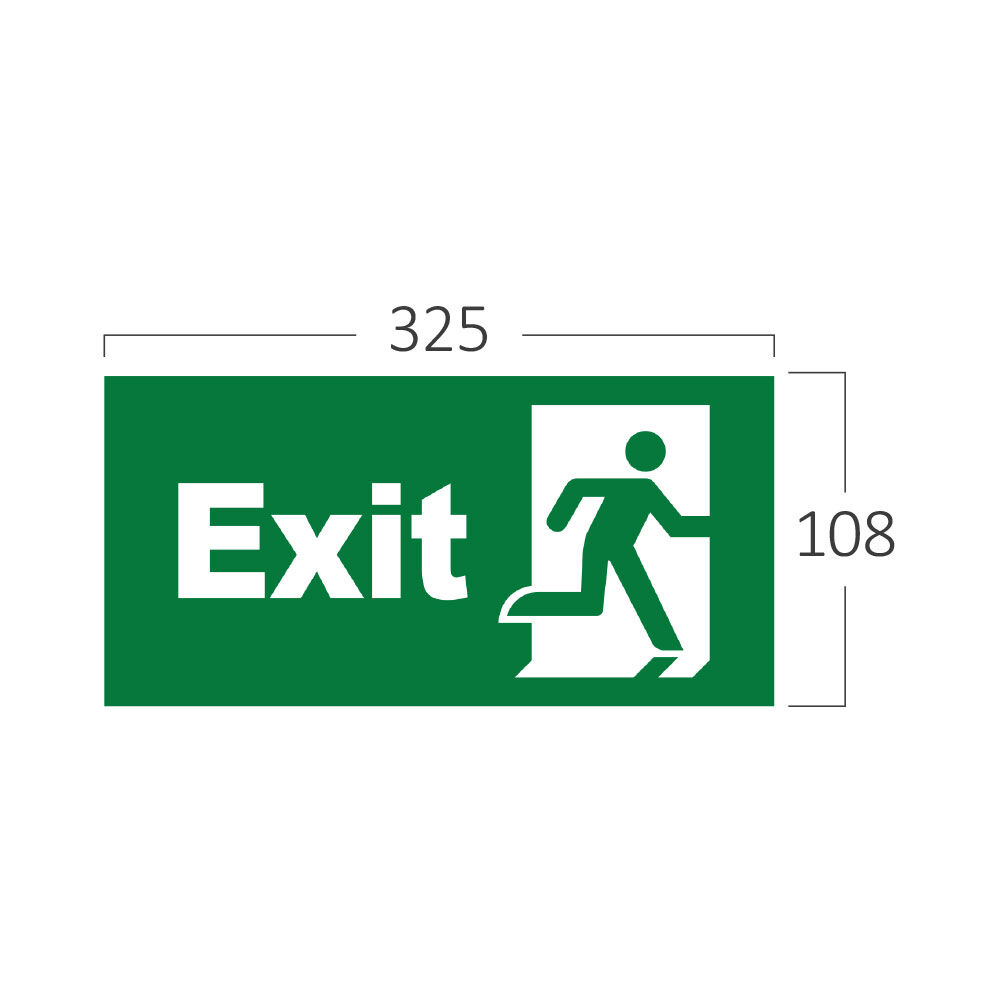 BRY-EXIT SING-EXIT DOOR-STICKER-FOR BC14-00900 - 3