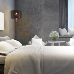 BRY-F001T-1H-1xE27-BLC-FLOOR LAMP - (1)