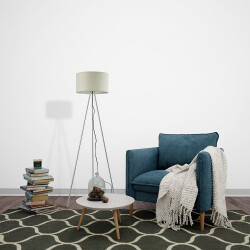 BRY-F003T-1H-1xE27-BEJ-FLOOR LAMP - (1)