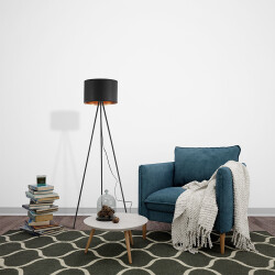 BRY-F003T-1H-1xE27-BLC-FLOOR LAMP - (1)