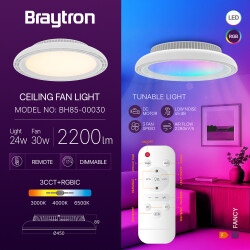 BRY-FANCY--24+30W-RGB-3IN1-WHT-IP20-CEILING FAN - 3