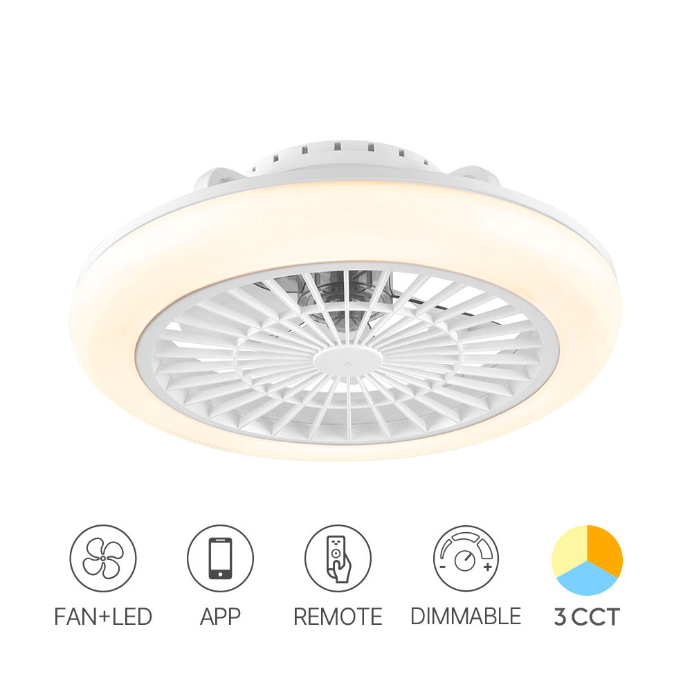 BRY-FANCY-D450-40+20W-3IN1-RMT-WHT-IP20-CEILING FAN - 1