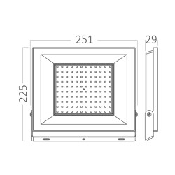 BRY-FLOOD-CF-100W-BLC-6500K-IP65-LED FLOODLIGHT - 6