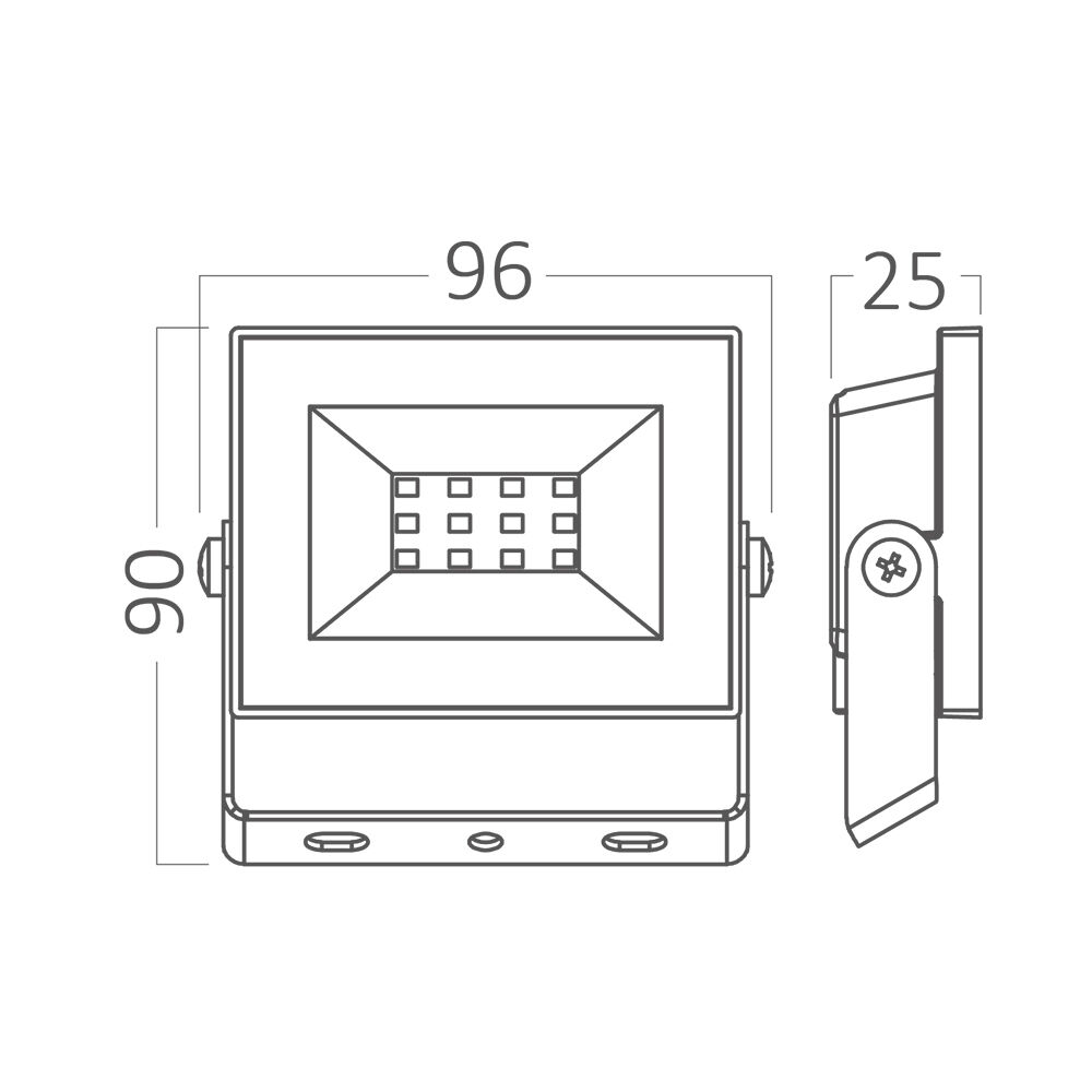 BRY-FLOOD-CF-10W-BLC-3000K-IP65-LED FLOODLIGHT - 6