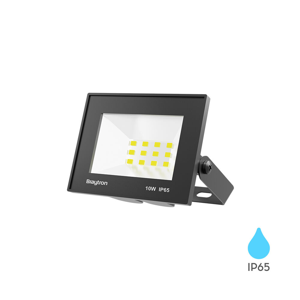 BRY-FLOOD-CF-10W-BLC-6500K-IP65-LED FLOODLIGHT - 1