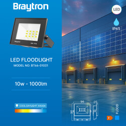 BRY-FLOOD-CF-10W-BLC-6500K-IP65-LED FLOODLIGHT - 3