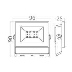 BRY-FLOOD-CF-10W-BLC-6500K-IP65-LED FLOODLIGHT - 6