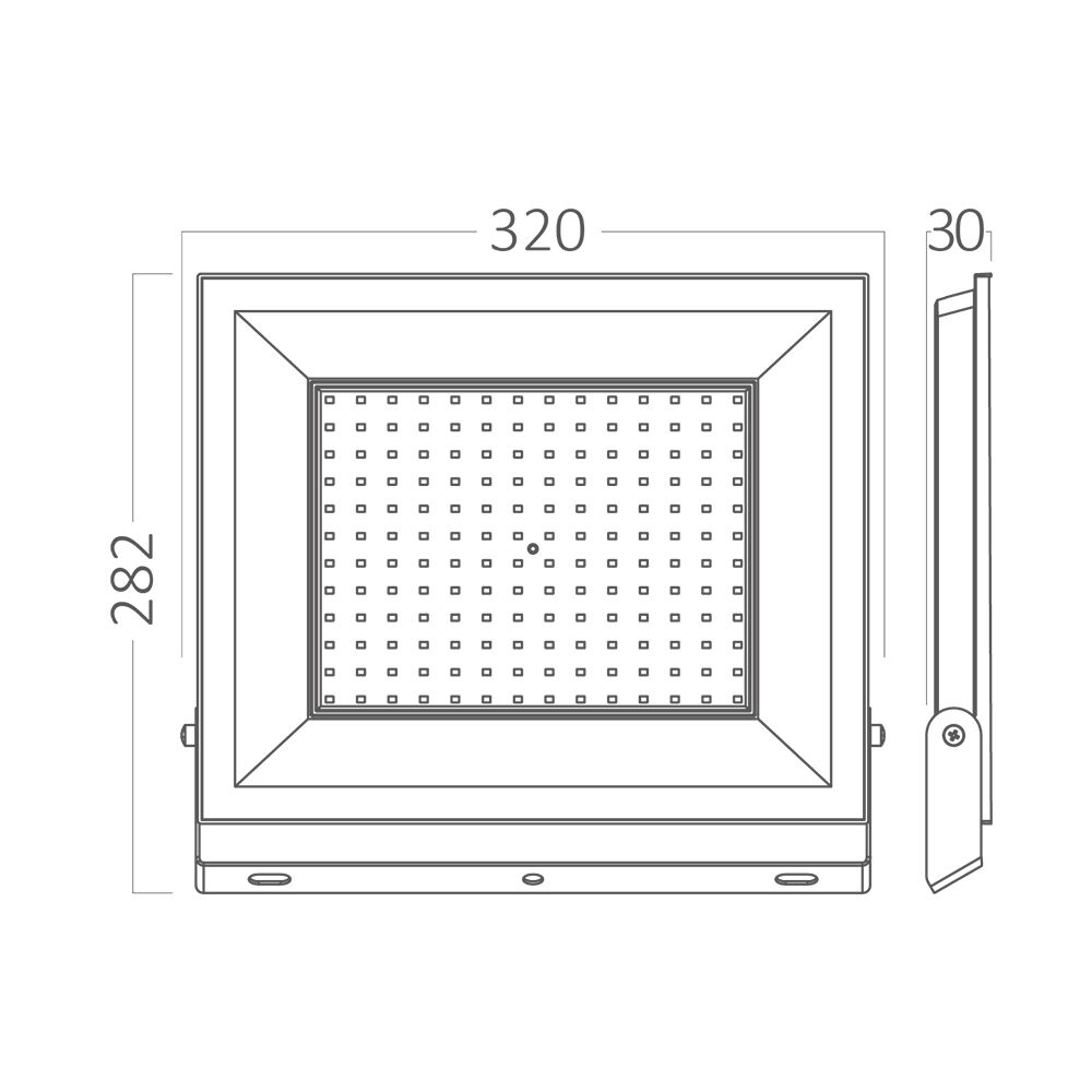 BRY-FLOOD-CF-150W-BLC-6500K-IP65-LED FLOODLIGHT - 6
