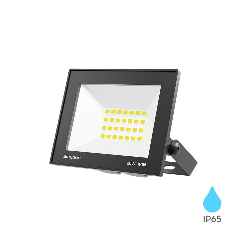 BRY-FLOOD-CF-20W-BLC-6500K-IP65-LED FLOODLIGHT - 1
