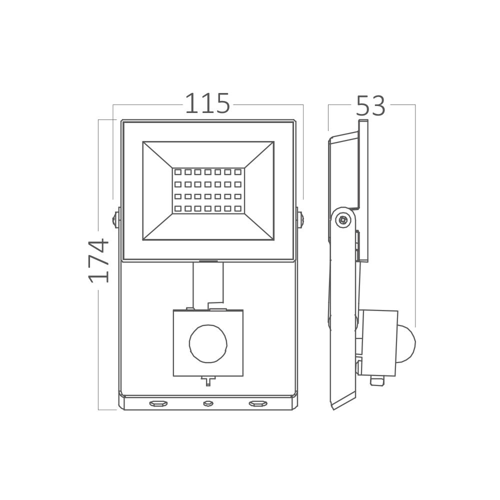 BRY-FLOOD-CF-20W-BLC-6500K-SNS-IP54-LED FLOODLIGHT - 6