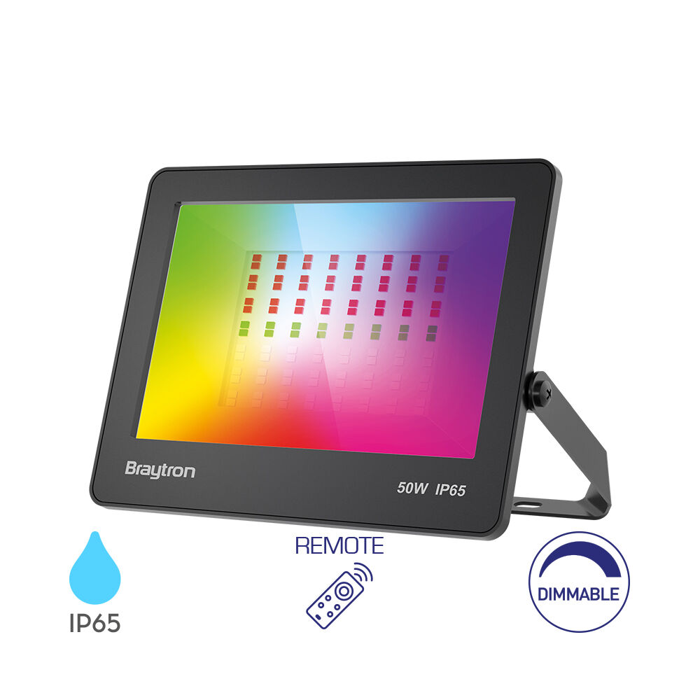 BRY-FLOOD-CF-50W-BLC-RGB-IP65-LED FLOODLIGHT - 1