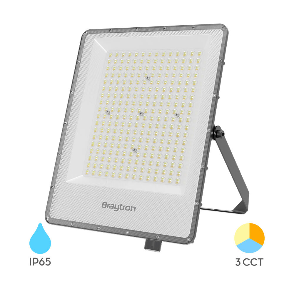 BRY-FLOOD-LS-200W-GRY-3IN1-IP65-LED FLOODLIGHT - 1