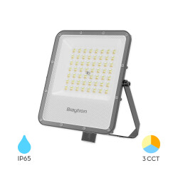 BRY-FLOOD-LS-50W-GRY-3IN1-IP65-LED FLOODLIGHT - 