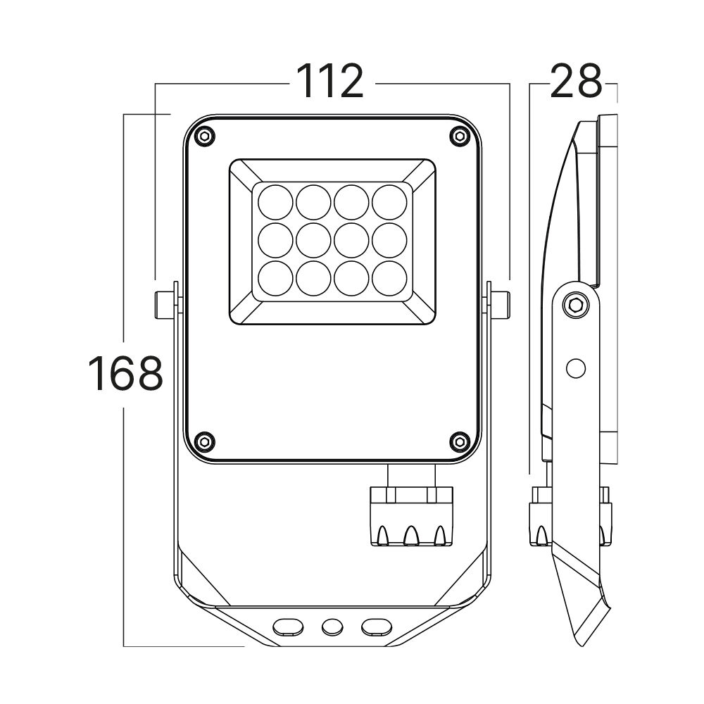 BRY-FLOOD-PF-10W-GRY-3IN1-IP65-LED FLOODLIGHT - 6