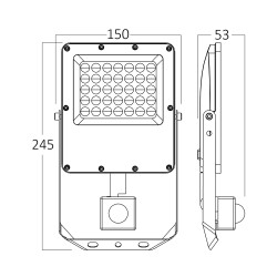 BRY-FLOOD-PF-30W-GRY-3IN1-SNS-IP54-LED FLOODLIGHT - 5