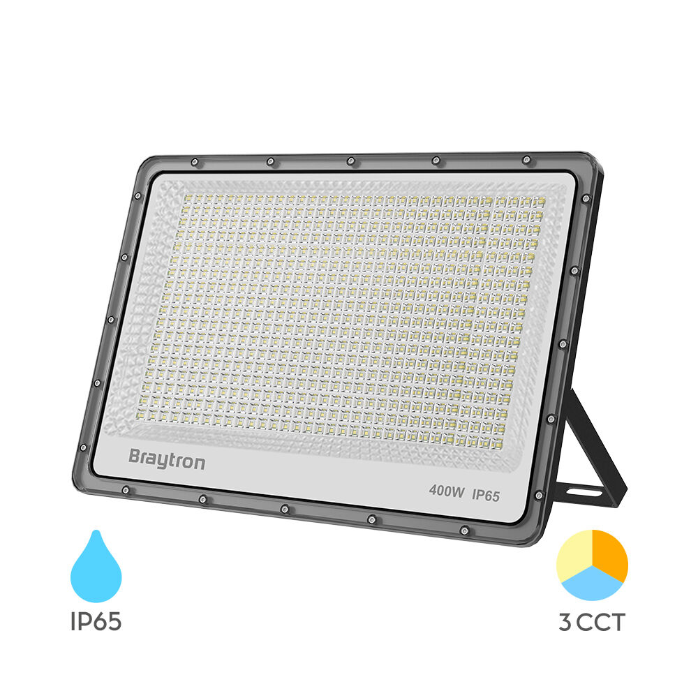 BRY-FLOOD-PF-400W-GRY-3IN1-IP65-LED FLOODLIGHT - 1