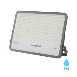 BRY-FLOOD-PF-400W-GRY-6500K-IP65-LED FLOODLIGHT - 