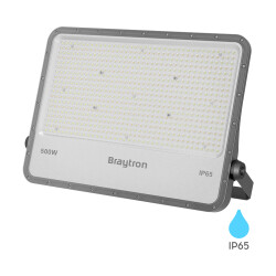 BRY-FLOOD-PF-500W-GRY-6500K-IP65-LED FLOODLIGHT - 