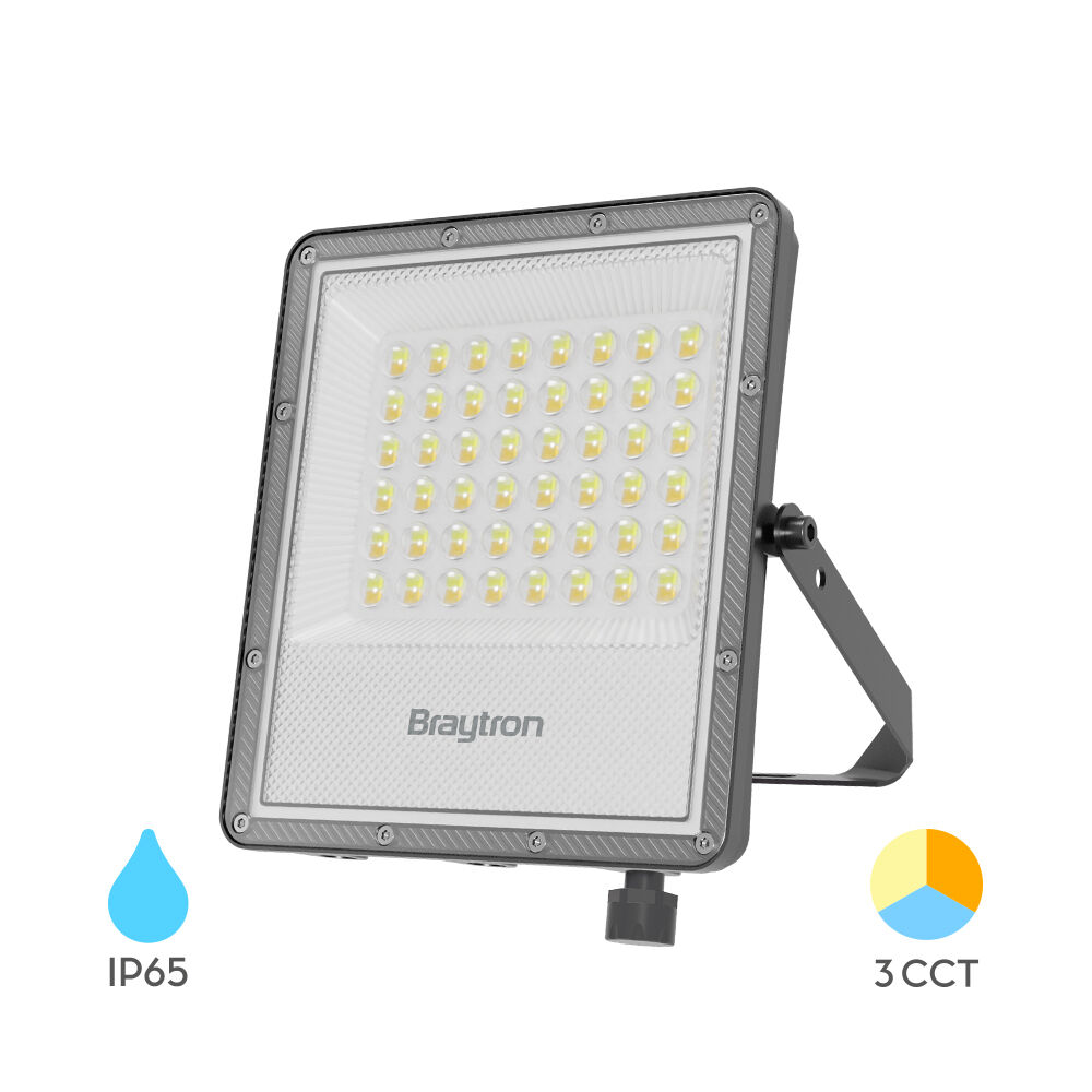 BRY-FLOOD-PF-50W-GRY-3IN1-IP65-LED FLOODLIGHT - 1