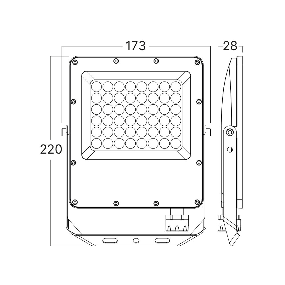 BRY-FLOOD-PF-50W-GRY-3IN1-IP65-LED FLOODLIGHT - 6
