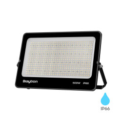 BRY-FLOOD-PL-500W-BLC-6500K-IP66-LED FLOODLIGHT - 1
