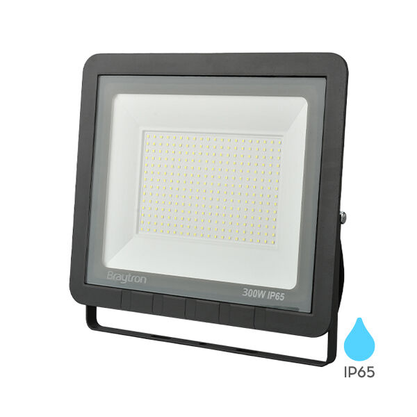 BRY-FLOOD-SD-300W-GRY-4000K-IP65-LED FLOODLIGHT - 1