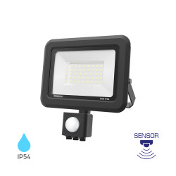 BRY-FLOOD-SF-10W-BLC-6500K-SNS-IP54-LED FLOODLIGHT - 1