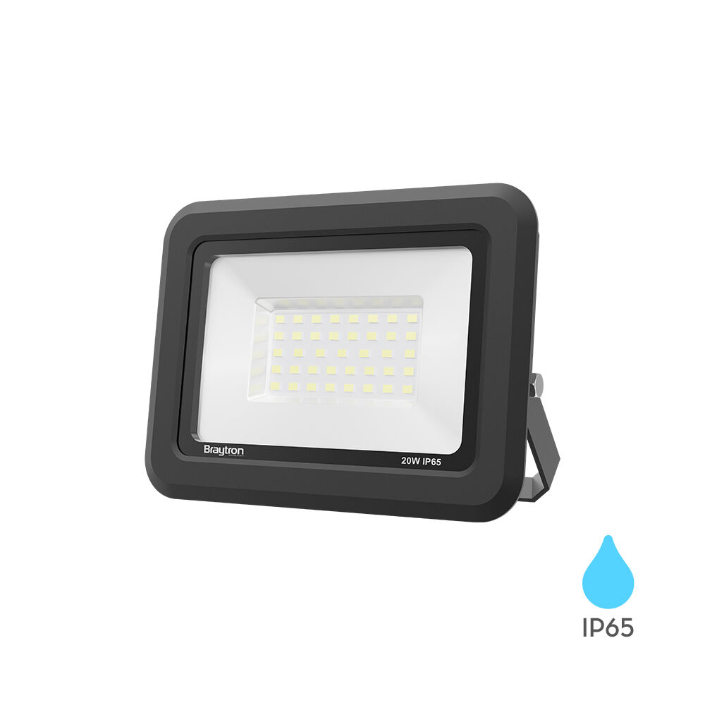 BRY-FLOOD-SF-20W-BLC-3000K-IP65-LED FLOODLIGHT - 1