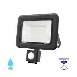 BRY-FLOOD-SF-20W-BLC-3000K-SNS-IP54-LED FLOODLIGHT - 1