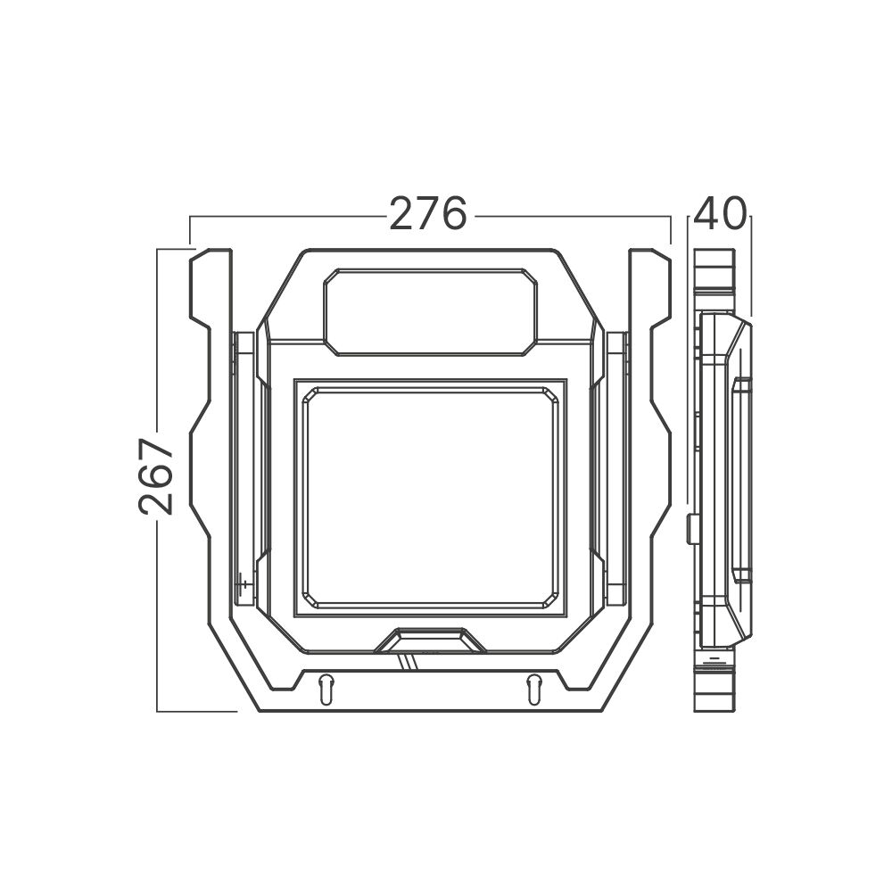 BRY-FLOOD-WL-BLC-50W-1.5MT CABLE-6500K-WORK LIGHT - 7