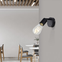BRY-G003C-1H-1xE27-BLC-WALL LIGHT - (1)
