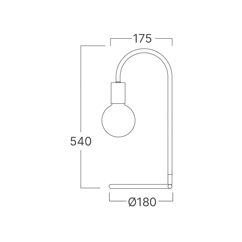 BRY-G003T-1H-1xE27-BLC-TABLE LAMP - 4