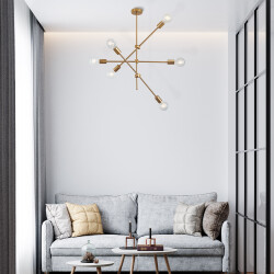 BRY-G004C-6H-6xE27-GLD-PENDANT LIGHT - (1)