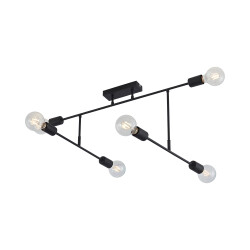 BRY-G004C-6H-6xE27-BLC-CEILING LIGHT - 