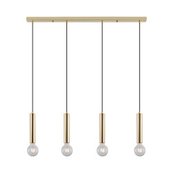 BRY-G005S-4H-4xE27-GLD-PENDANT LIGHT - 