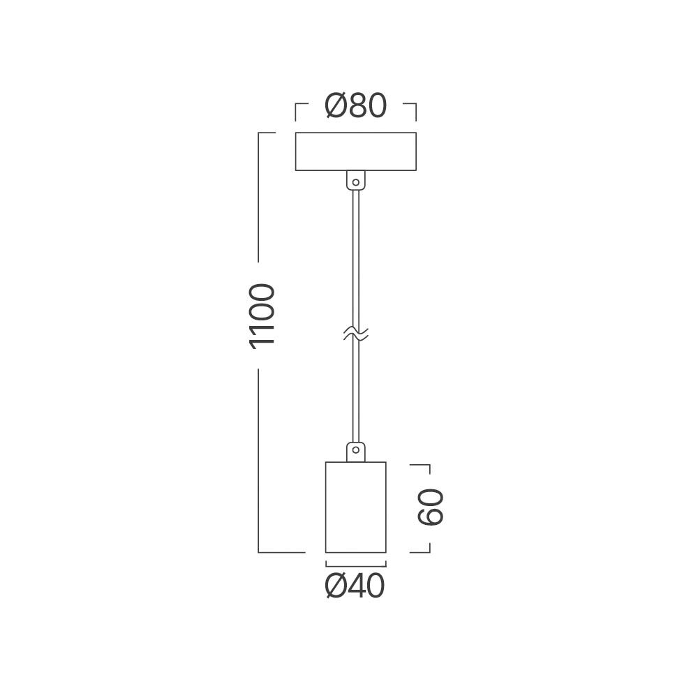 BRY-G006R-1H-1xE27-BLC-PENDANT LIGHT - 4