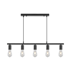BRY-G006S-5H-5xE27-BLC-PENDANT LIGHT - 