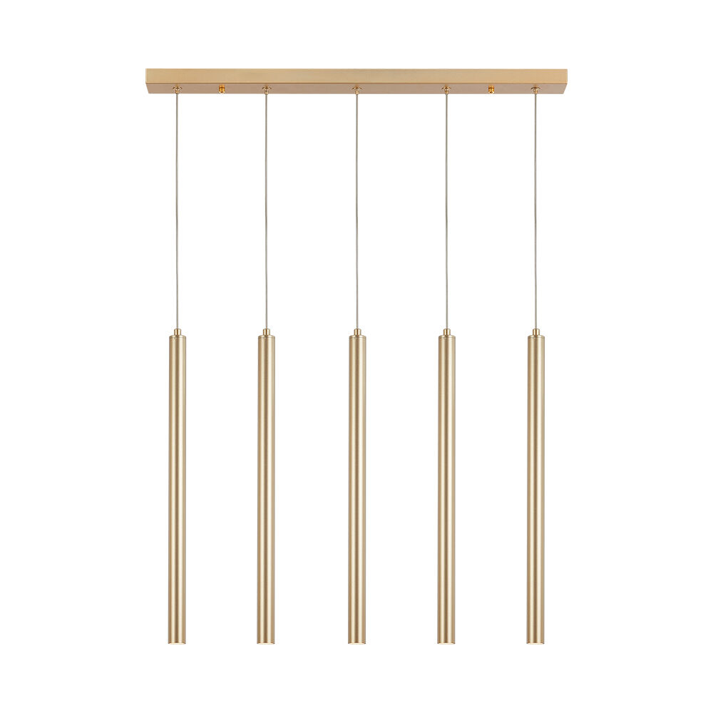 BRY-G007S-1H-5xG9-GLD-PENDANT LIGHT - 1